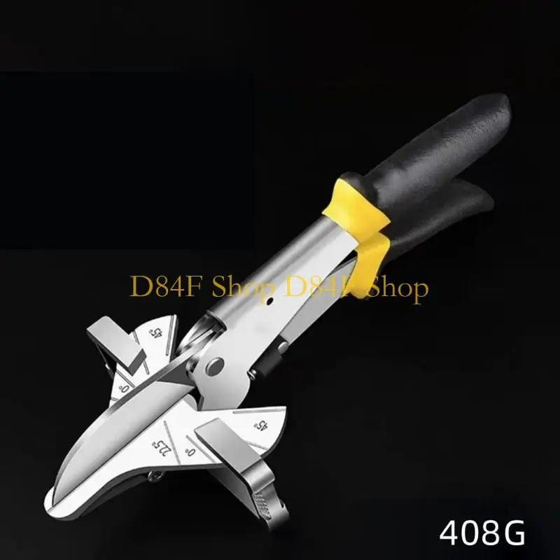 D84F Miter Shears for Angular Cutting Molding Crafting Shoe Molding Cutter Tool 45-135/22.5-45 Degree Multi Trim Cutter Tool