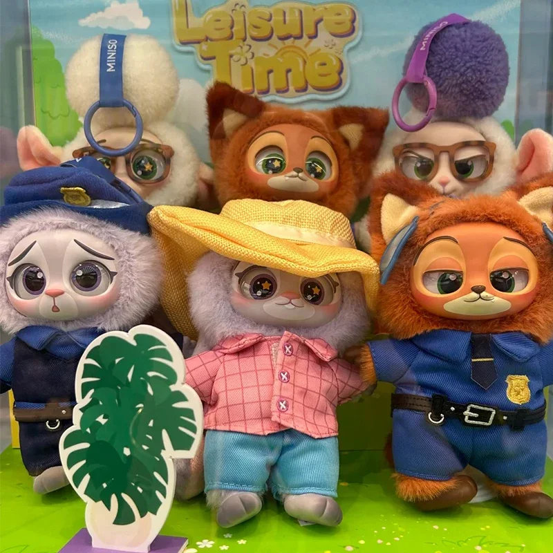 ديزني Zootopia سلسلة صندوق أعمى لطيف جودي نيك الفينيل أفخم قلادة مفاجأة صندوق Bellwether أنيمي دمية المفاتيح صندوق غامض لعبة