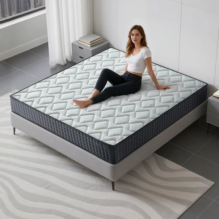 New Design Premium King Queen Size Breathable Eco-Friendly Knitted Fabric Mattress for Bedroom Hotel With Quality Wholesale ODM