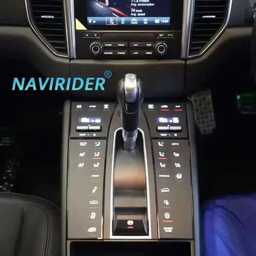 자동차 디지털 콘솔 전면 AC 패널 포르쉐 Macan 2014-2021 멀티미디어 플레이어 터치 컨트롤 용 풀 터치 2024 스타일 업그레이드