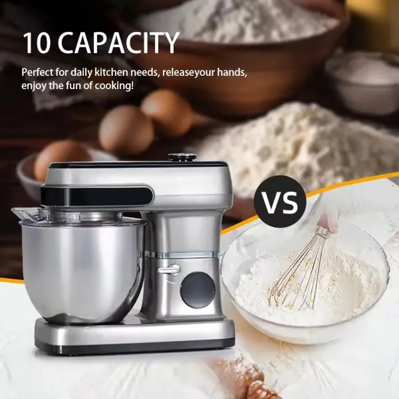 Elevate your culinary experience with this professional grade 10L stand mixer designed for both home enthusiasts and