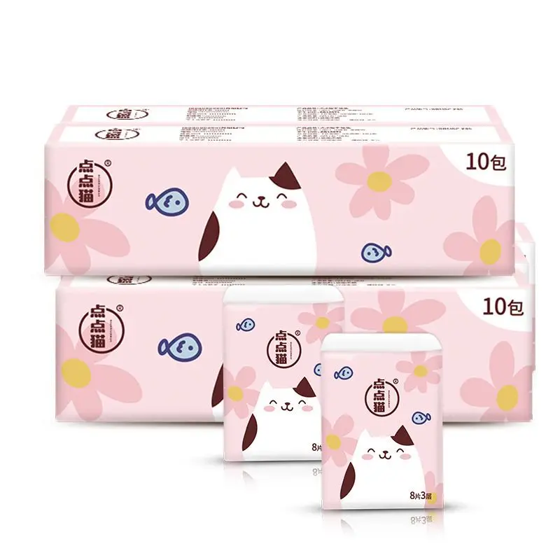 Lenço de madeira natural para mãe e bebê, guardanapo de papel espesso, tecido facial, mercadoria doméstica conveniente, 1pc