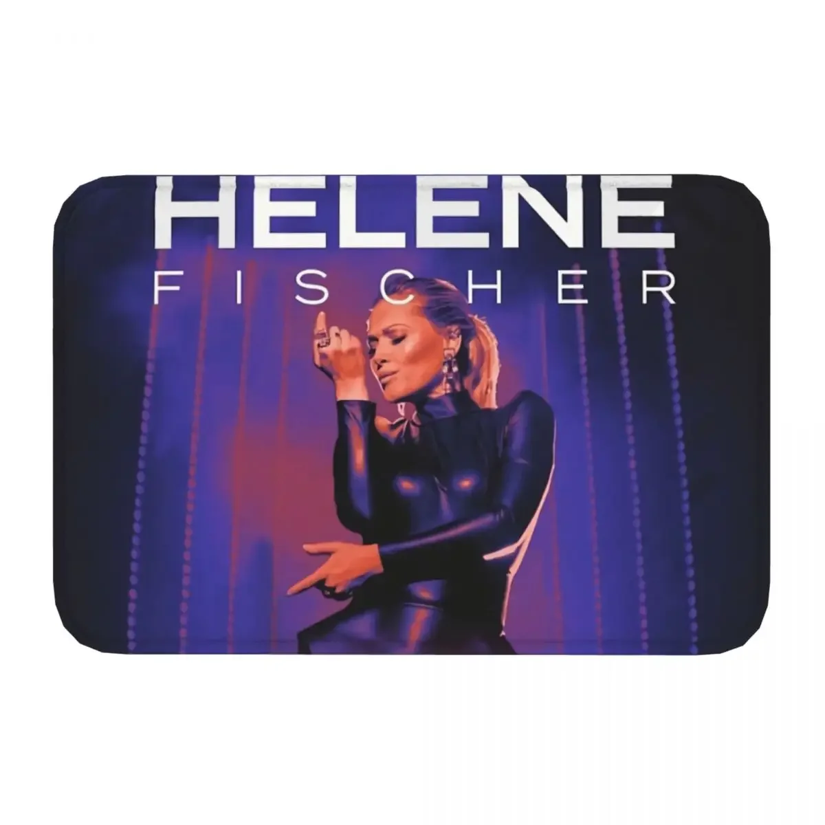 Helene Fischer German Russian Pop Singer Anti-Slip Rug Doormat Kitchen Mat Rausch Die Tour Balcony Carpet Welcome Decorative