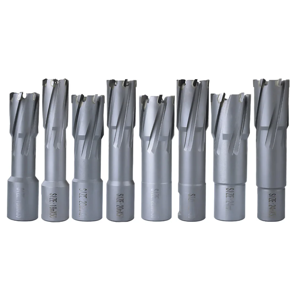 Hollow Drill Bit Stainless Steel Perforated Metal Thick Steel Plate Alloy Open Hole Opener Reaming Magnetic Drill Bit 35mm 50mm