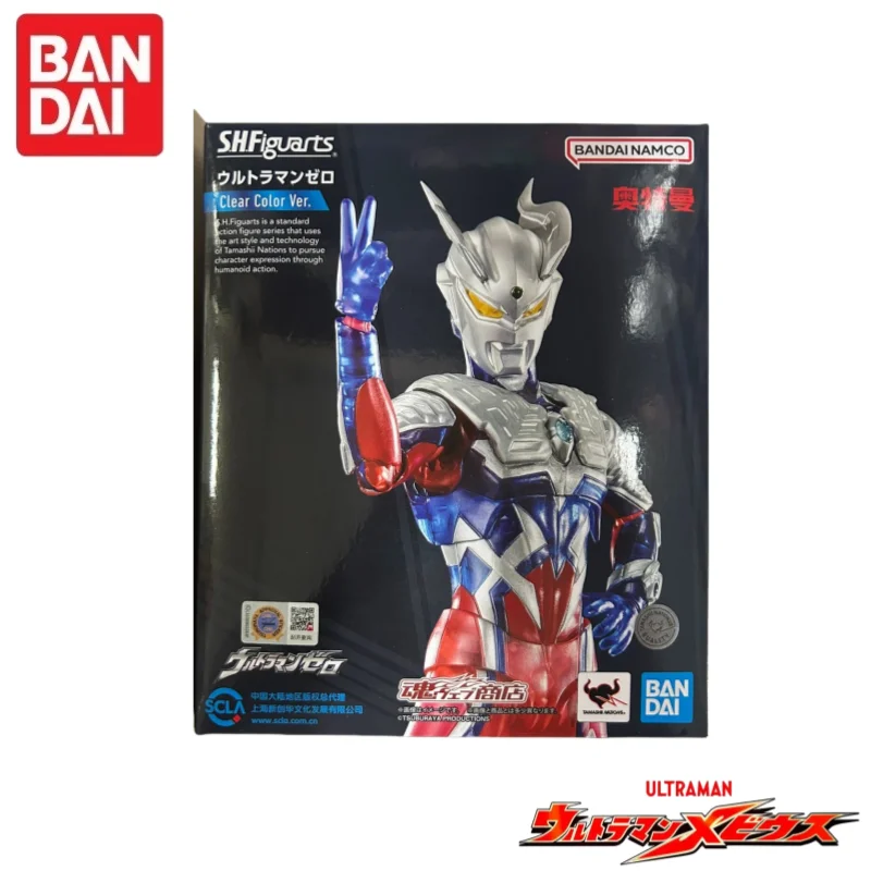 

В наличии оригинальный Bandai S.h.figuarts Ultraman Series Zero Ultraman Color Transparent Edition аниме персонаж экшн Коллекционная