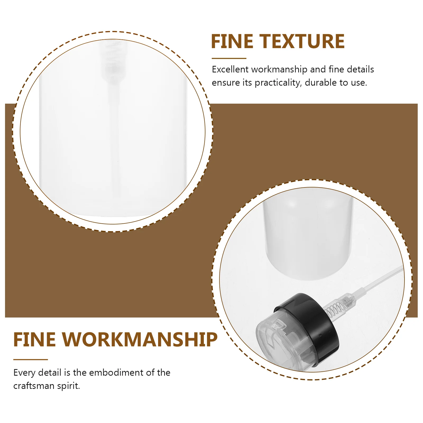 

3 PCS Armor Removal Tool Nail Polish Remover Storage Bottles Manicure Press Leak-proof Liquid Dispenser Type Empty