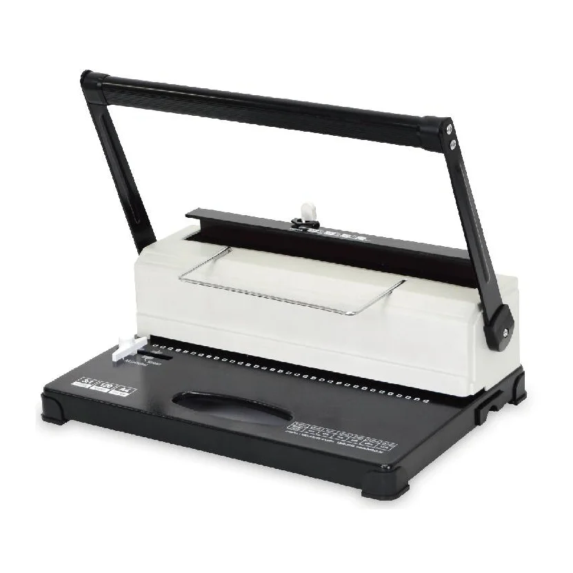 

SG-U516 A4 Size Wire Binder Manual Office Desktop Notebook Hole Punching Wire Binding Machine