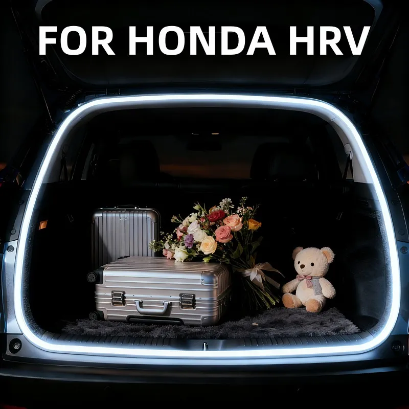 

FOR HONDA HRV trunk light modification light Atmosphere lights White warm white Rear Trunk LED Light Bar
