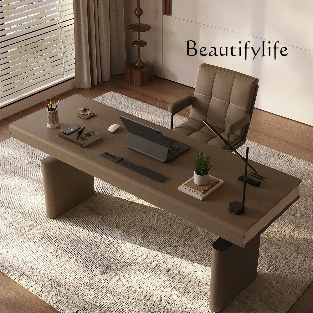J N49 Italian Light Luxury Lifting Desk Living Room Study Can Be Customized Dual Motor Intelligent Lifting Table