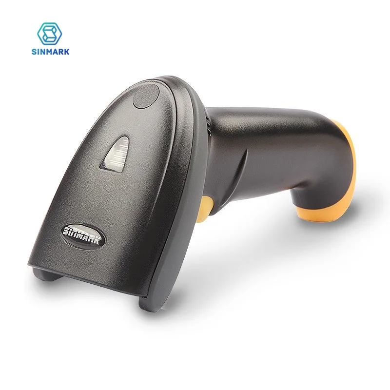 SINMARK Handheld USB 2D Barcode Scanner Wired Automatic QR Code Scanner Data Matrix Bar Code Reader with Long USB Cable