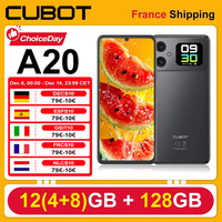 CUBOT A20 Smatphone 12(4+8)GB + 128GB Phone Portable Android 14 5100mAh 48MP+16MP 90Hz IPS Face ID 6.745''+1.83''