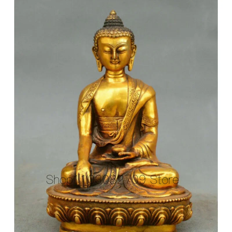 

Old Buddhism Sakyamuni Buddha Amitabha Tathagata Bodhisattva Bronze Statue angel