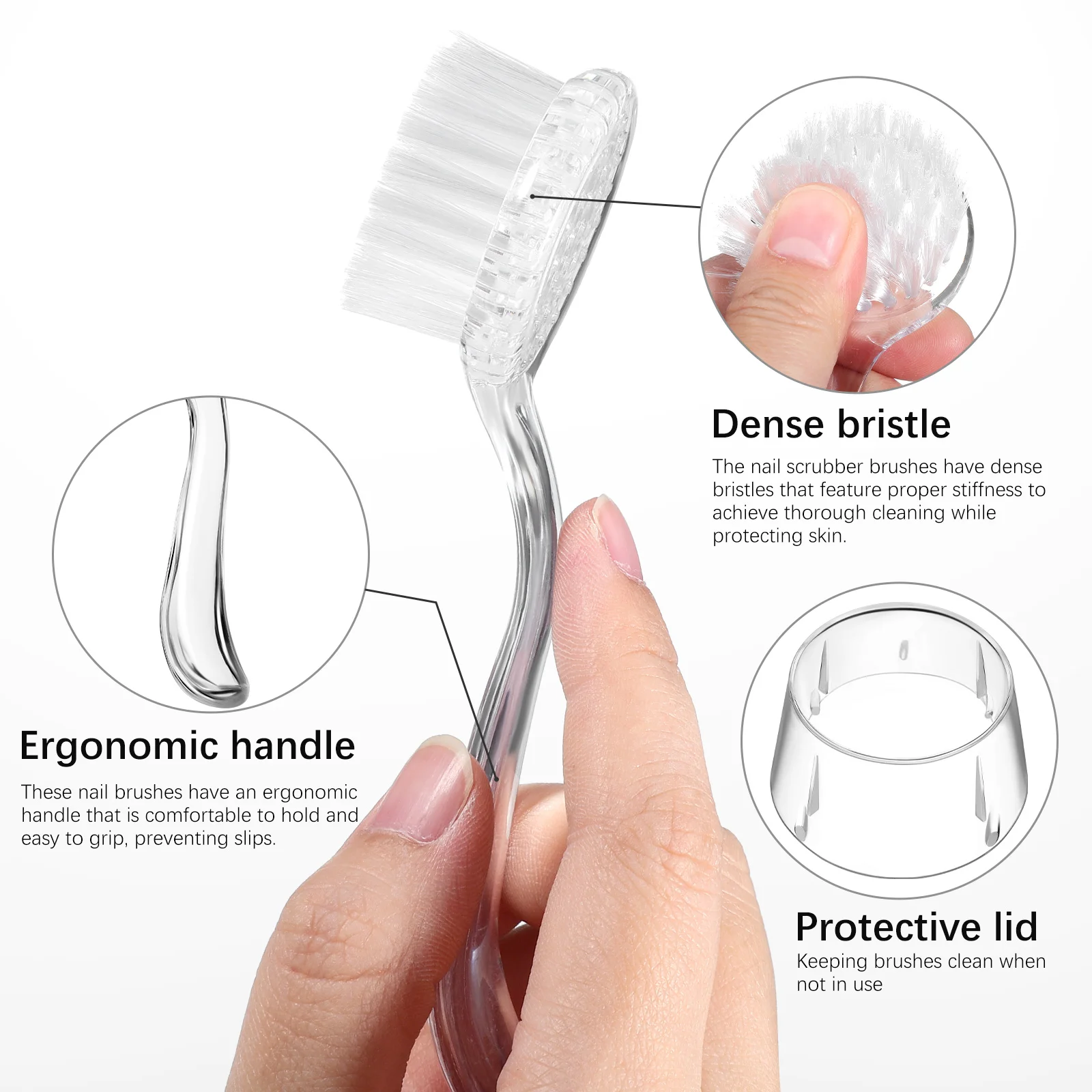 Brosse qualifiée ale manuelle en silicone pour le nettoyage du corps, épurateur, exexpecateur, douche, soins de la peau, 3 pièces