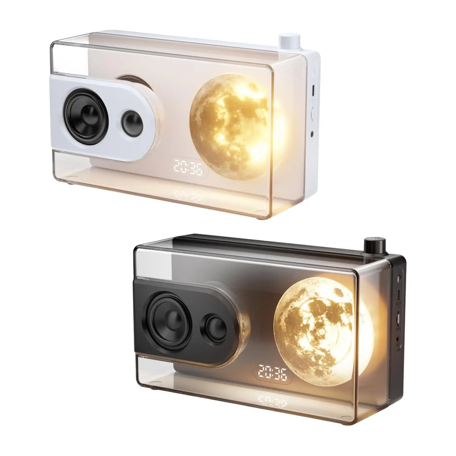 

Transparent Bluetooth Speaker Multifunction 3600mAh Home Audio Equipment for Birthday Gift Party Outdoor Indoor Home Use Travel