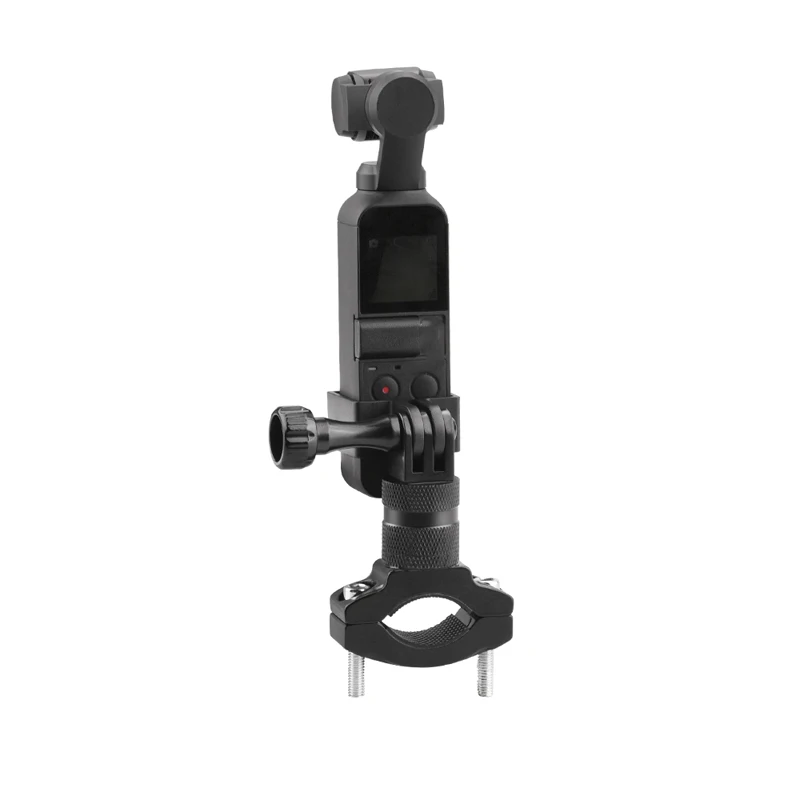 Bicycle Motorcycle Handlebar Aluminum Clip Bracket Holder Suitable For Osmo Pocket Gimbal Camera