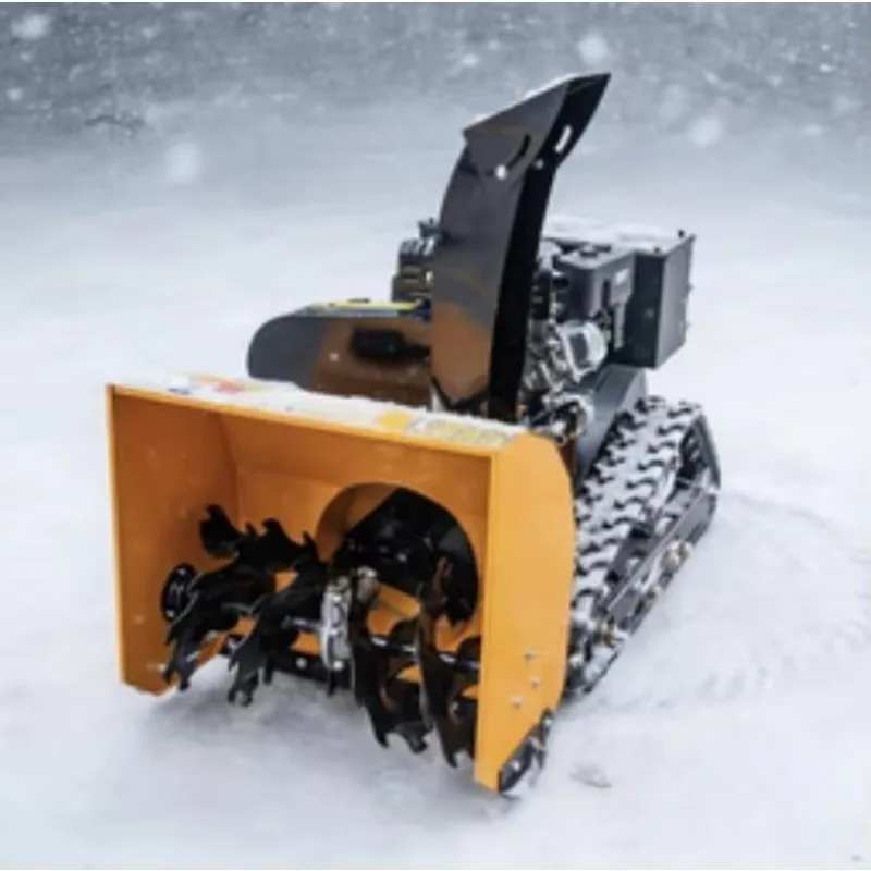 High-quality new remote control snow sweeping robot crawler snow blower