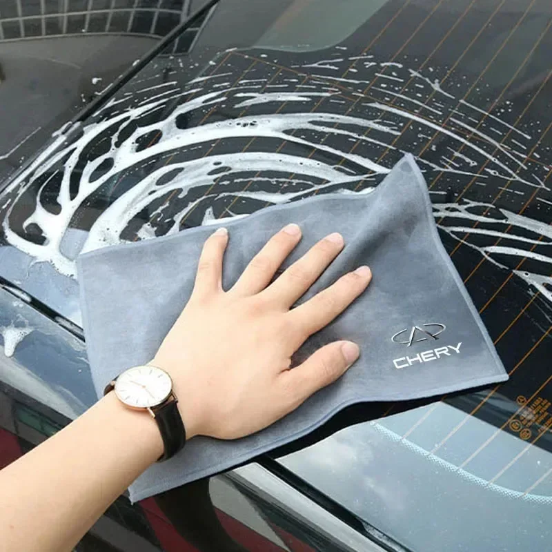 Car Microfiber Cleaning Towel Beauty Towel Car Accessories For Mercedes Benz AMG W177 W203 W205 W211 W212 W213 E C Class GLC GLB