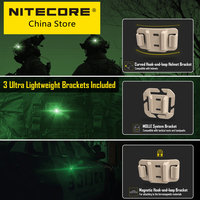 NITECORE NU06 MI IR MINI Signal Light Four Source LED USB-C Rechargeable Military Tactical Warning Headlamp for Helmet Backpack