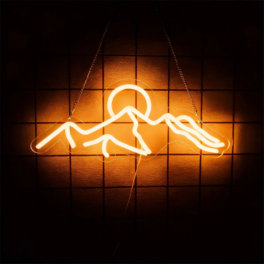 일출과 일몰 LED 네온사인, 예술적인 벽 장식, 침실 - Lighting Decor Sunrise 리뷰 및 가격