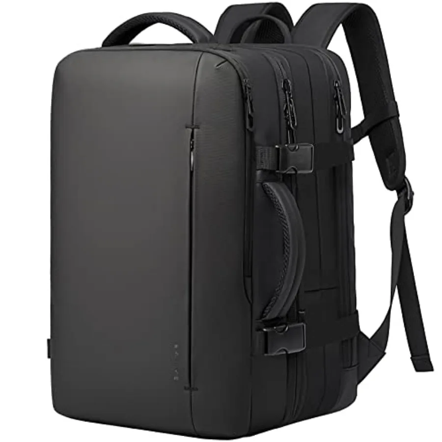 

45L Men's Expandable Travel Backpack, Men's Laptop Backpack for 17.3Inch Laptop, Carry On Backpack Fits Under Seat Airline Appr