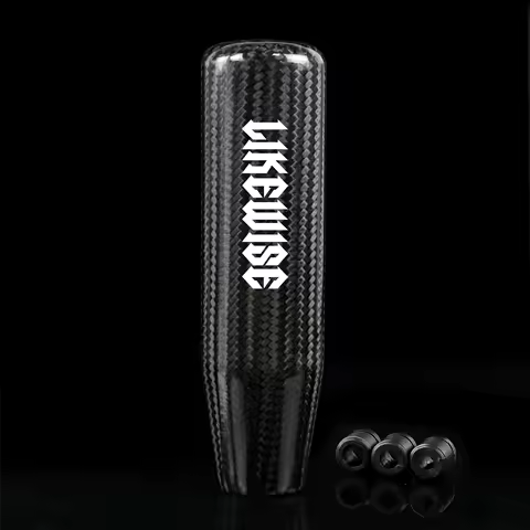 Real Carbon Fiber MT Car Gear Shift Knob Stick Shifter For Honda Fit Civic FD2 FN2 EP3 TYPE R DC2 DC5 AP1 AP2 S2000 F20C