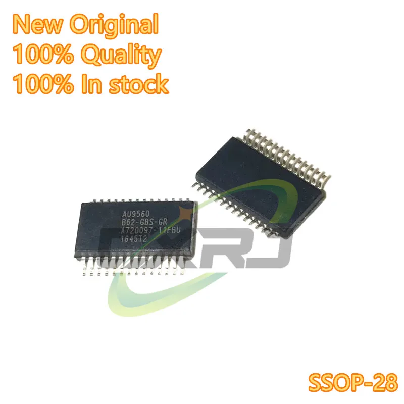 (1piece) 100% New Original AU9560 AU9560B62-GMS-GR SSOP28 IC Chipset