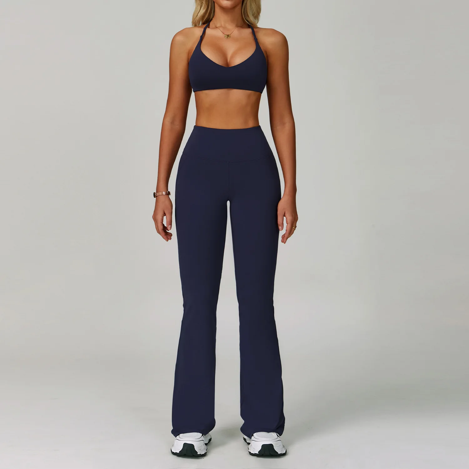 2 Piece Set Women's Tracksuit Fitness Clothes Yoga Sets Sportswear Workout Bra High Waist Leggings Set Gym Clothing Sports Suits
