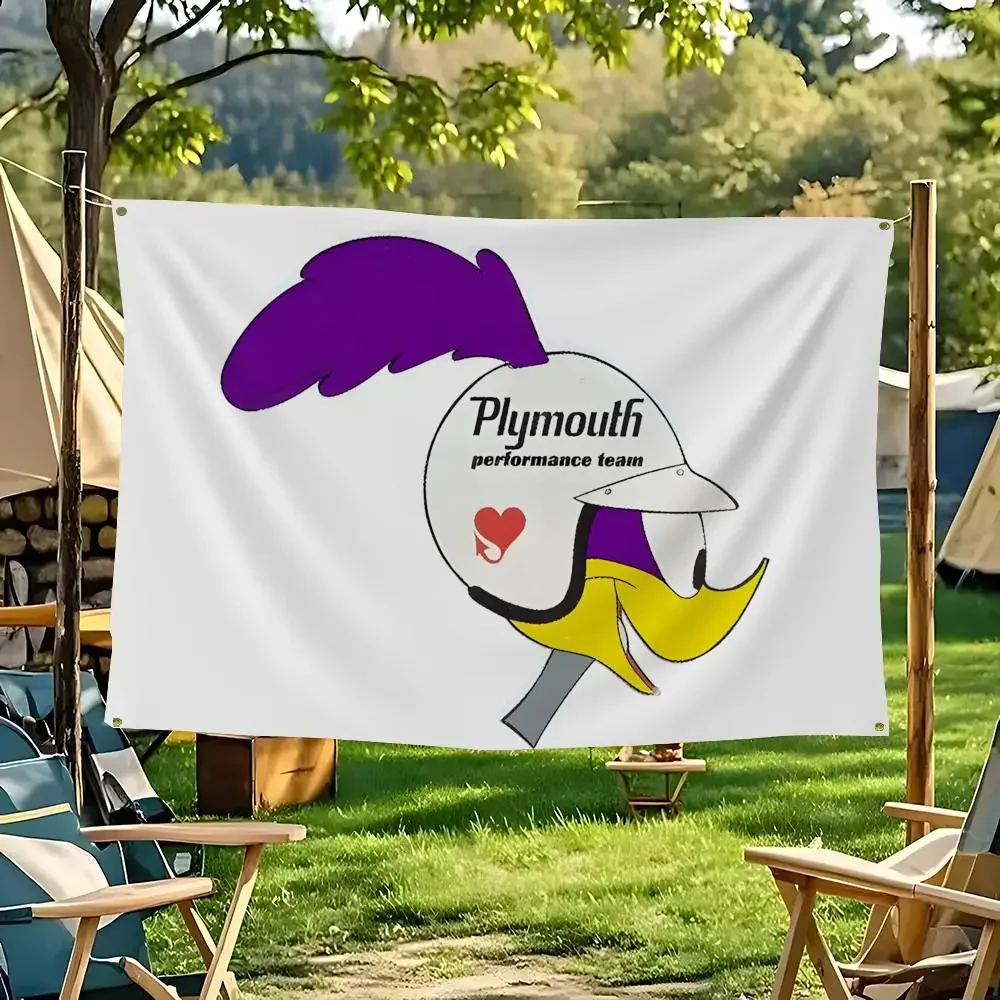 Vehicle Plymouth Roadrunner Flags flag For Decoration Outdoor Picnic Hanging Home Camping Party Banner