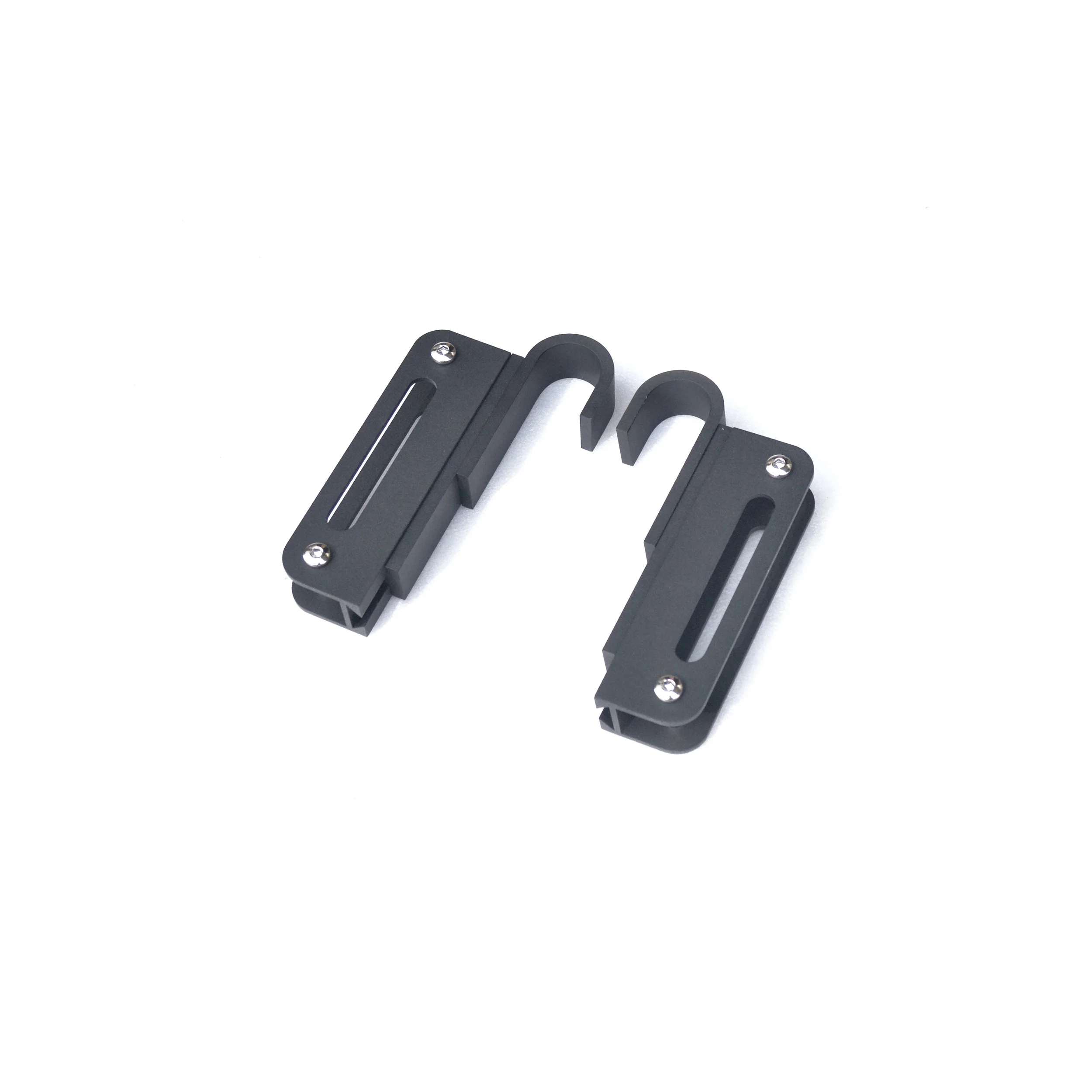 Imagem -04 - Gancho na Biblioteca Deslizante Escada Hardware Kit Telescópica Gancho Superior Rolo de Freio Inferior Acabamento Preto Rústico sem Escada