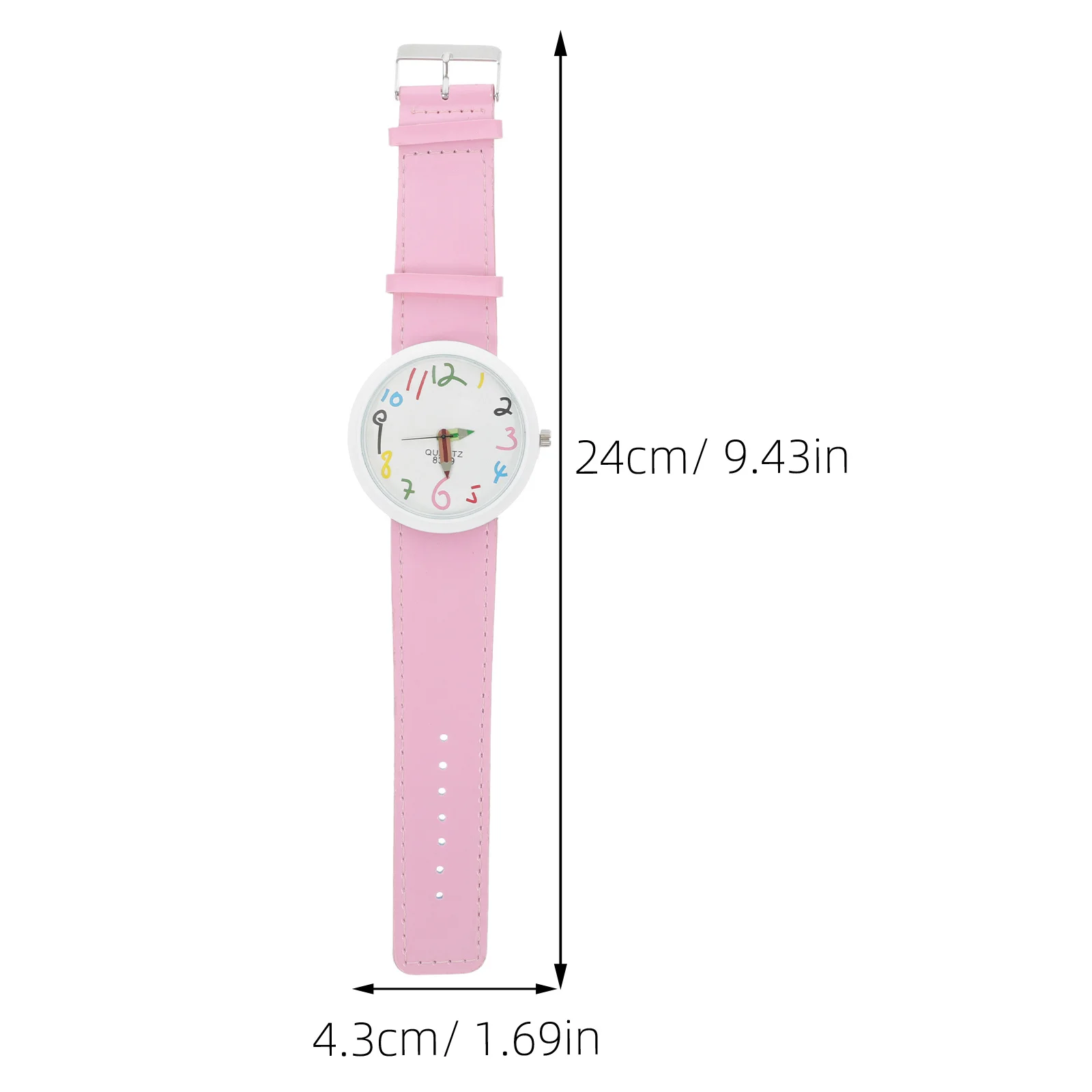 قطعة واحدة من ساعة الرسوم المتحركة المتينة، حزام ساعة معصم أنيق، ساعة جميلة للطلاب للامتحانات المدارس