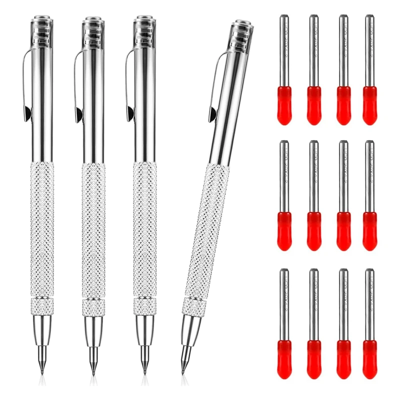 

ABUN-Tungsten Carbide Scriber, Aluminium Carbide Scriber Pen With Magnet, Etching Engraving Pen With Clip Scribe Tool