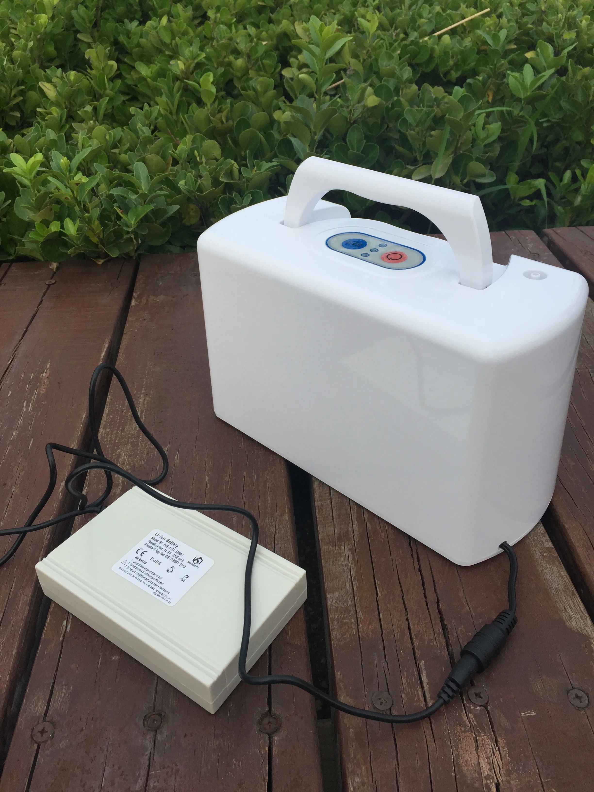 Travel Oxygen Concentrator Generator Outdoor Battery Oxygen Machine 24 hours Continuous Oxygen Inhaler