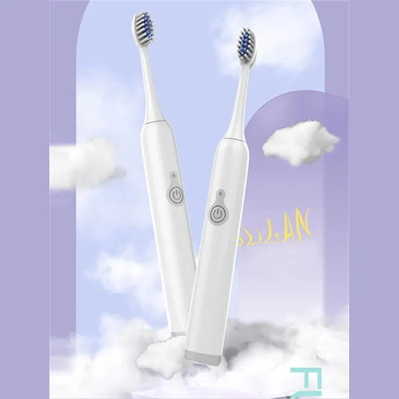 H1 Adult Electric Toothbrush Smart Brushing IPX7 Waterproof Replaceable Brush Head (Batteries Not Included)