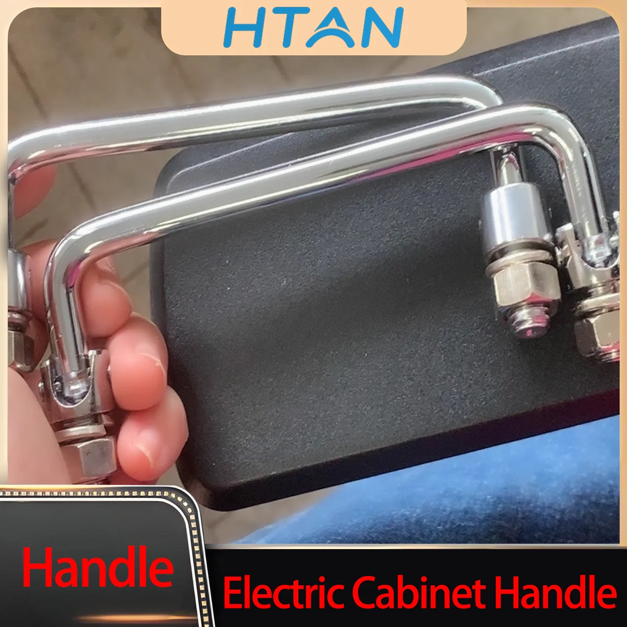 

7pcs Iron Folding Door Handle for Industrial Electrical Equipment Toolbox Movable Handle with Zinc Alloy Material