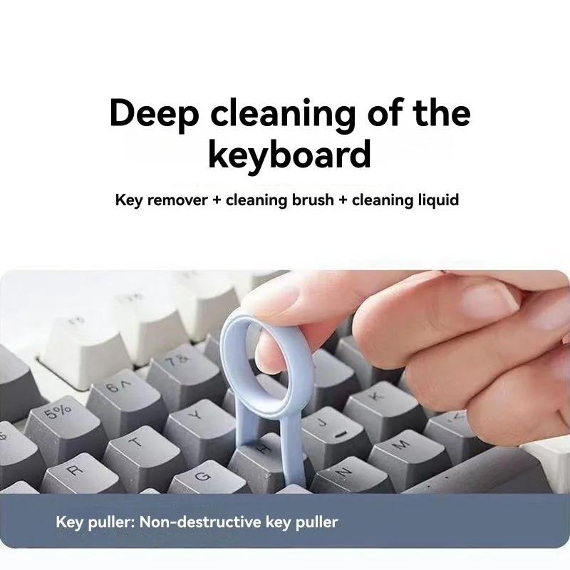 YSS-Portable Cleaning Kit 7-In-1 Multi-Functionality For Keyboards, Earbuds And Electronic Devices