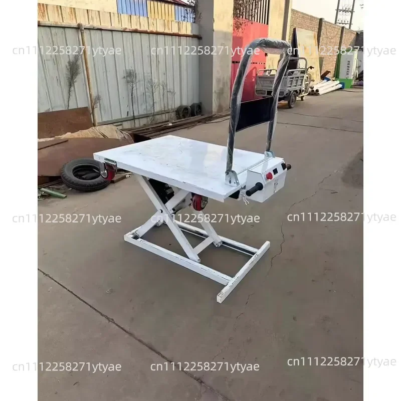 Wholesale Mobile Electro-hydraulic Scissor Lift, Hand-pushed Self-propelled, Alloy Steel, Maximum Height 123 Cm