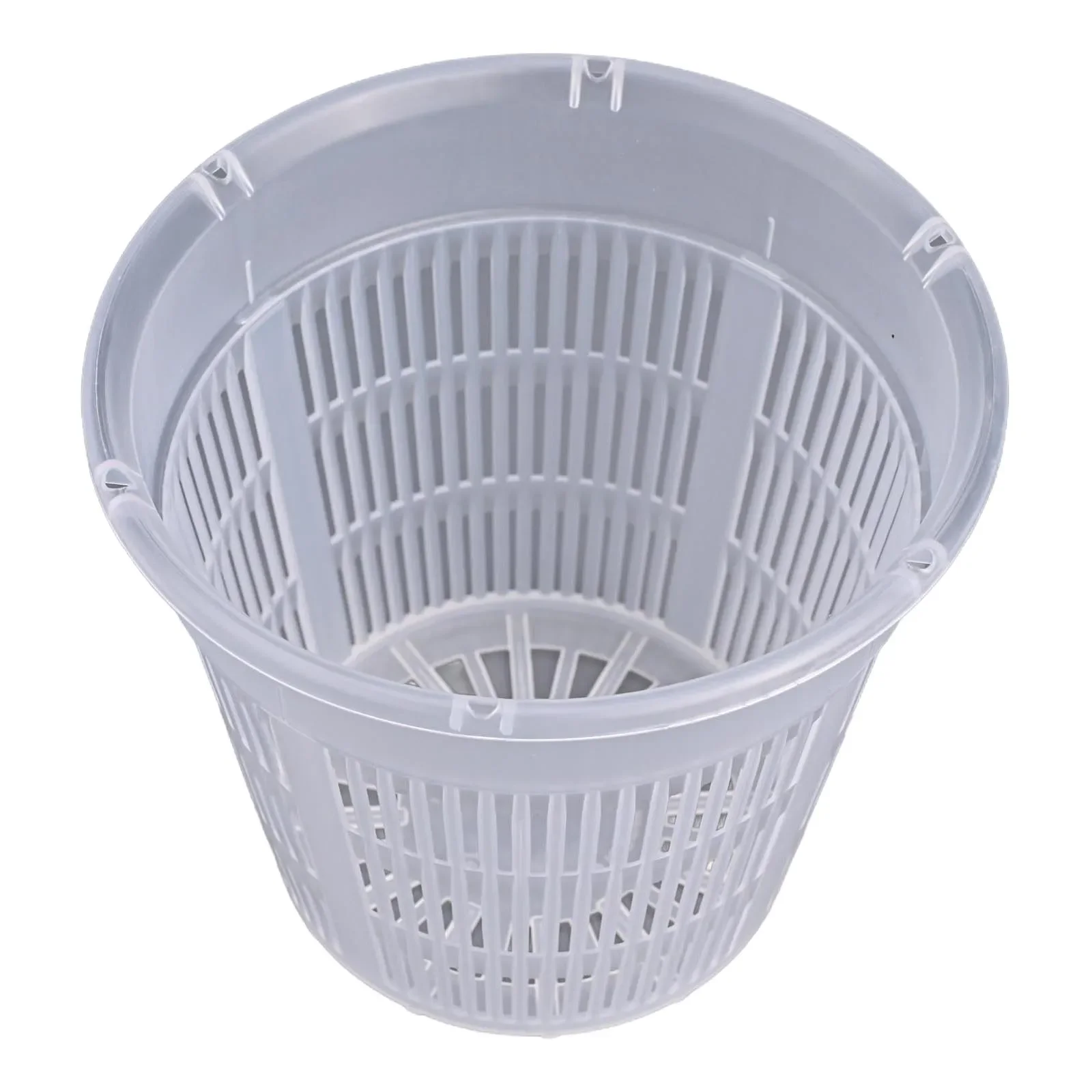 

Flower Pot With Saucers Clear Flower Pot Indoor Decor Stable Saucers Drainage Holes Good Air Circulation Guides Root Growth