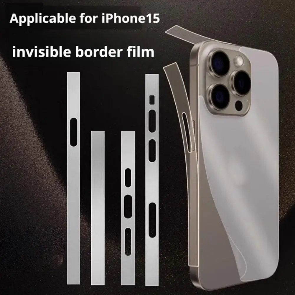 Side Hydrogel Film For IPhone 17 Series Frame Protective Scratch-resistant Border Frame Protector For IPhone17 17Pro 17Pro Max