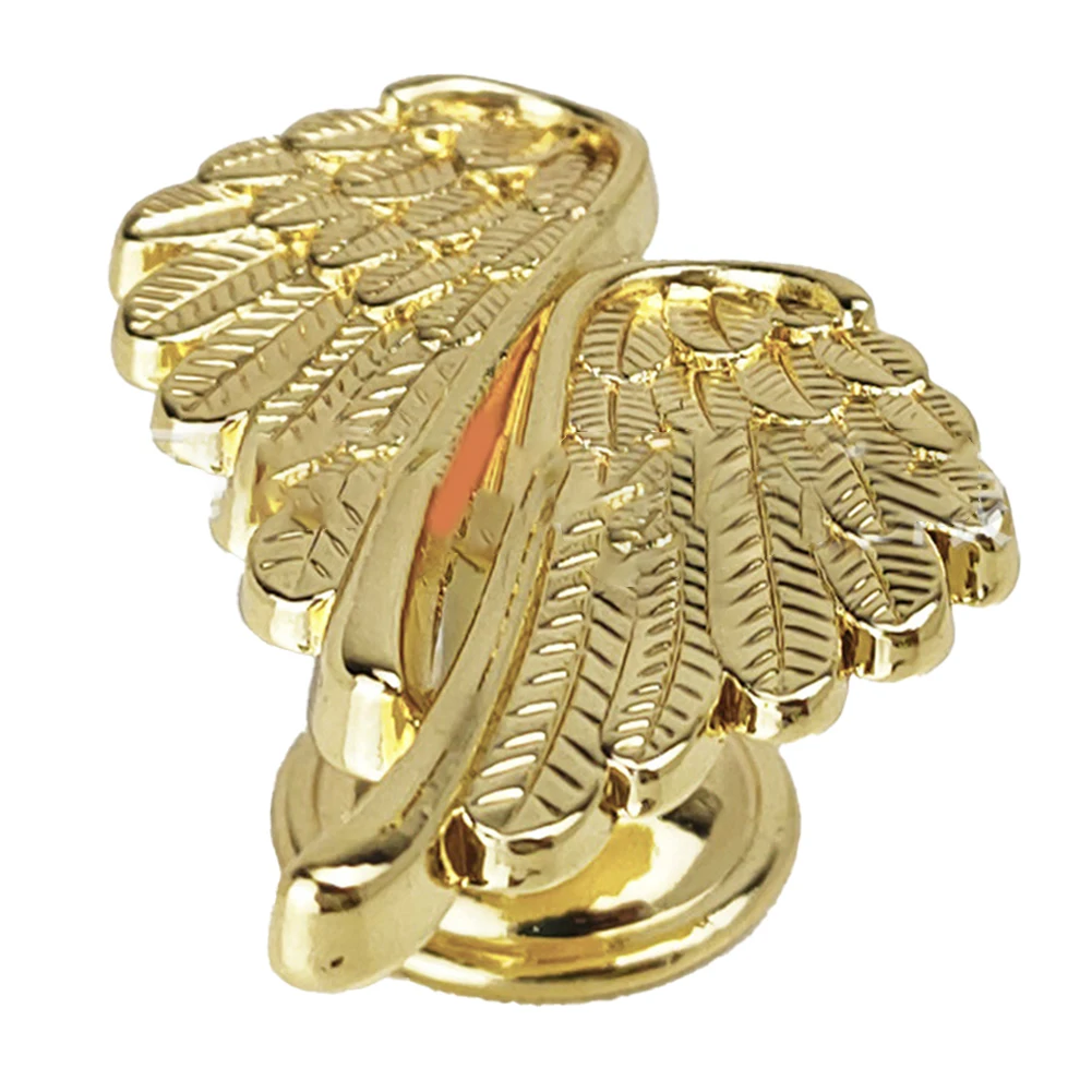 Modern Minimalist Zinc Alloy Drawer Handles Angel Wing Cabinet Pulls for Functional and Stylish Furniture Upgrade