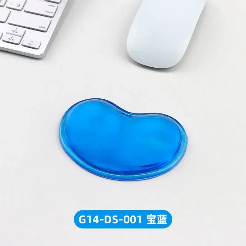 Imagem -05 - Almofada Macia para Descanso de Pulso Mouse Gel de Silicone Confortável Almofada Ergonômica Alívio da Dor Nas Mãos Suporte para Laptop Computador Escritório