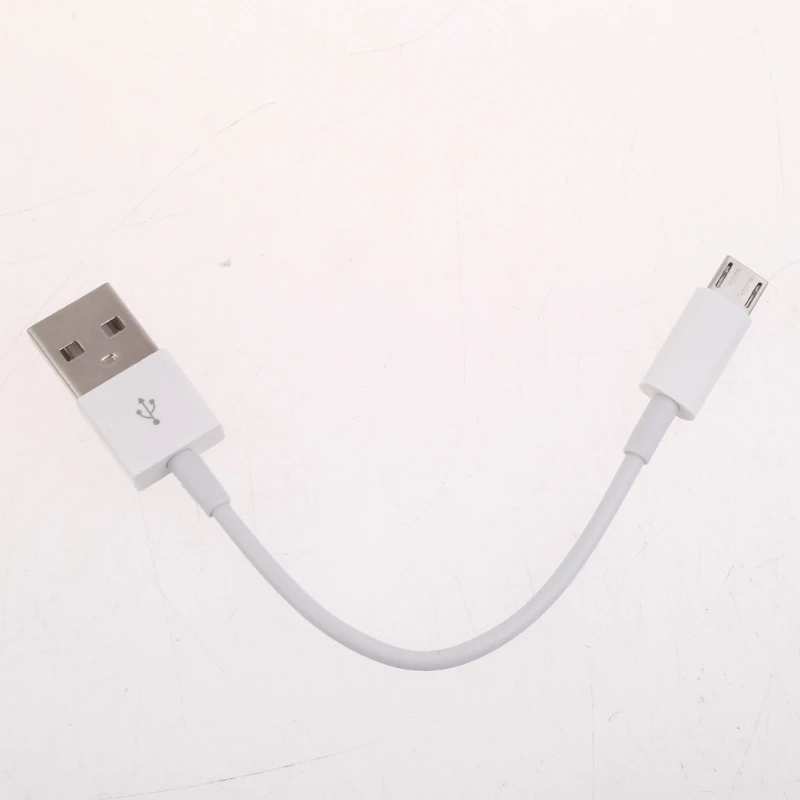 Короткий кабель Micro USB, кабель для быстрого зарядного устройства USB-Micro USB 2A, скорость передачи данных 480 Мбит/с, Micro