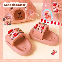Kawaii Stationery items Aesthetic stationery supplies back to school acsesories Sandals Eraser drawing rubber cute things