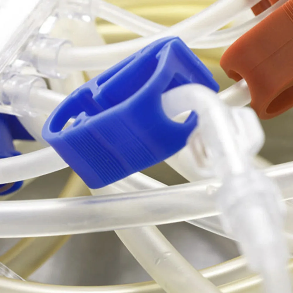 10 قطعة ABS غسيل الكلى البريتوني المشابك أنابيب طبية المثبت التحكم في التدفق كليب لاستبدال حقيبة البريتوني #5