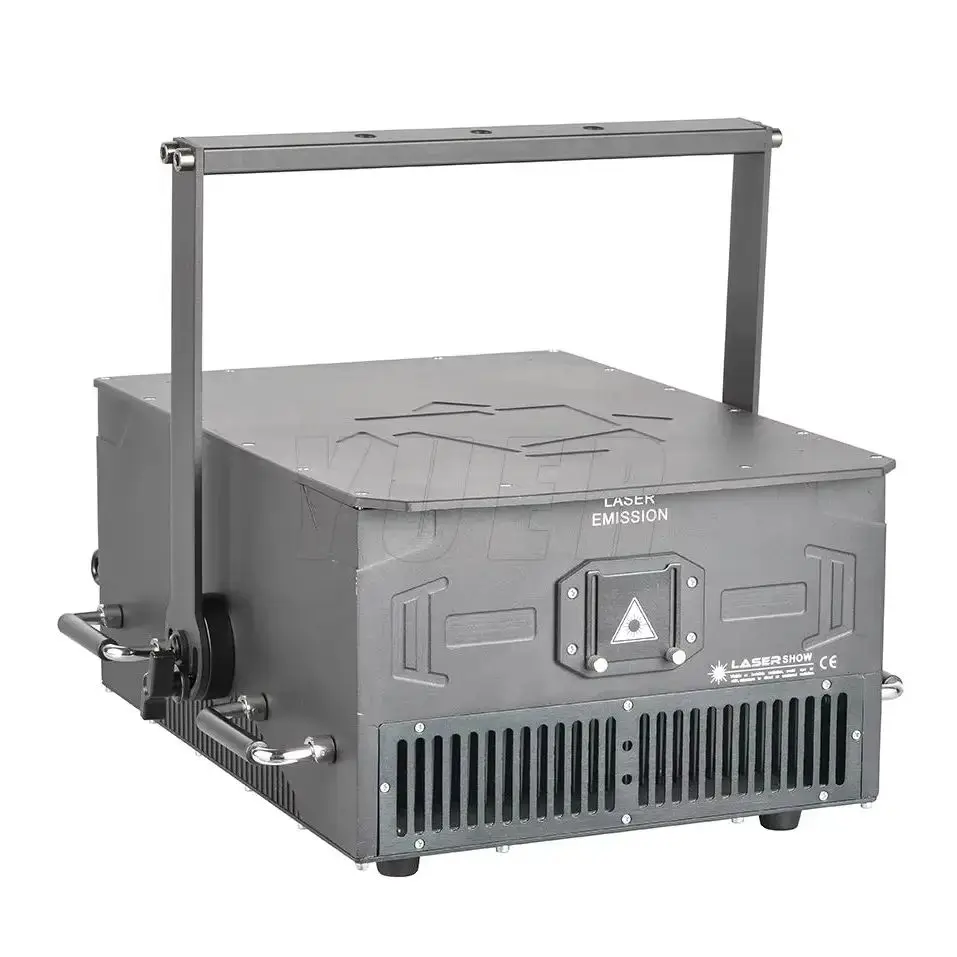 YUER 20W RGB Projector Beam Laser Waterproof IP65 Outdoor Professional Concert Party Stage Lighting For Dj Disco Flight Case