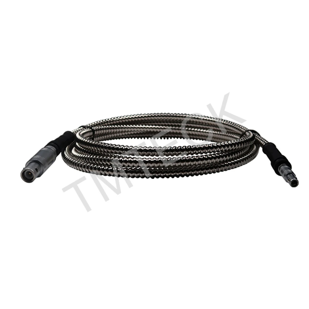 Compatível com Estilo Lemo01-lemo00 Flexível Proteção de Aço Inoxidável Blindagem Cabo Ultra-sônico Blindado Único Cabo Mpkl2