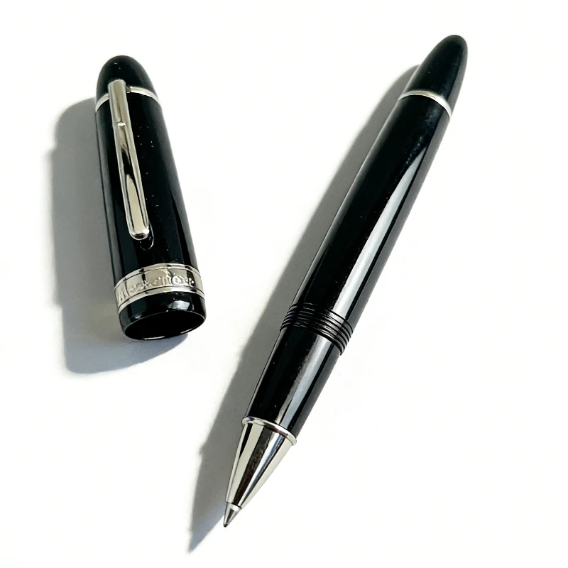 Schmidt 0.5F Luxury Montefiore Rollerball Pen Black Refill Vintage Gel Pens Anniversary Business Pocket Design Office Stationery