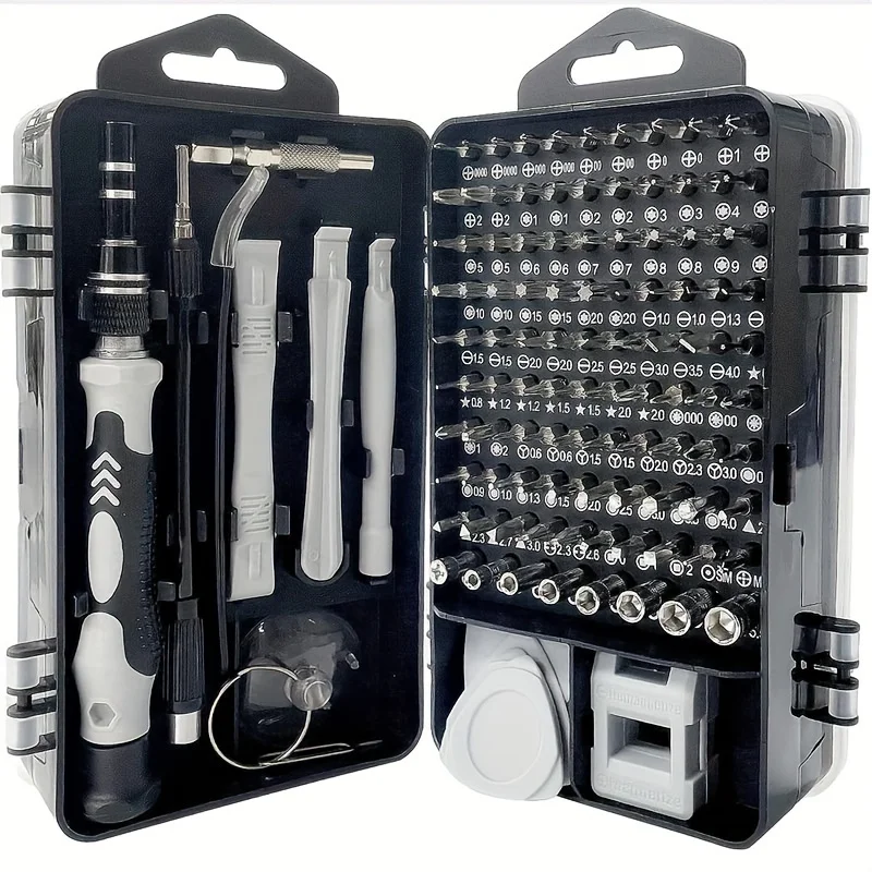 

115 - piece Precision Screwdriver Set, Manual Tool Set for Precision Computer, Smartphone and Watch Repair and Disassembly