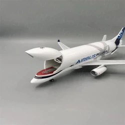 1:150 Scale Large Airplane Model Airbus Beluga A300-600ST Transport Airplanes Plane Model Diecast for Collection or Gift