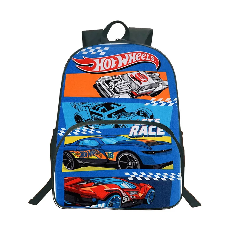 

2025 Новая игра Hot Wheels Cars Студенческий рюкзак с принтом для взрослых и детей Повседневная школьная сумка 16 дюймов Рюкзак Модные рюкзаки на заказ
