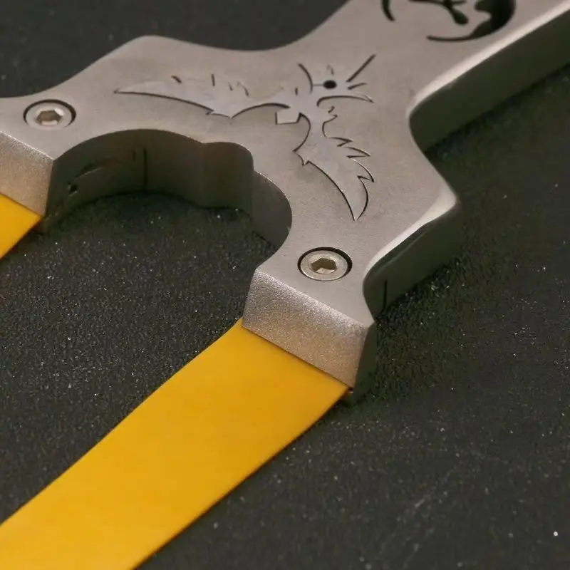 مادة الفولاذ المقاوم للصدأ التقليدية تتسطح بسرعة مقلاع جلدي يتم ترقيته بدقة عالية، ومناسبة للرياضات الخارجية